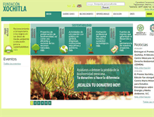 Tablet Screenshot of fundacionxochitla.org.mx